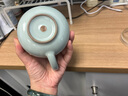 雅瓷汝窑茶杯办公室陶瓷杯子带盖喝茶泡茶杯小青杯礼盒装 汝窑小青杯 340ml 1只 实拍图