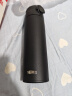 膳魔师（THERMOS）保温杯500ml男女士学生车载不锈钢系列保冷水杯子TCOK-500 BK 实拍图