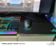 ROG烈焰战甲QI  无线充电鼠标垫  游戏鼠标垫  USB接口扩展  RGB背光 实拍图