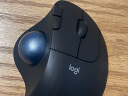 罗技（Logitech） ERGO M575 无线蓝牙双重连接人体工学办公轨迹球鼠标 M575 黑色 实拍图