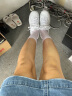 斯凯奇（Skechers）春夏女经典复古老爹鞋蕾丝厚底熊猫鞋小白鞋运动鞋11959-WHT 晒单实拍图
