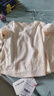 尚都比拉圆领长袖打底衫女洋气春秋内搭高级感T恤上衣小个子 椰子奶油 S  实拍图