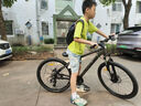 沃雷顿（VORLAD）山地自行车红日300碟刹禧玛诺24速可锁死前叉男士女士通勤单车 灰黑色26*15.5寸（身高150-170） 实拍图