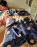 九洲鹿毛毯 加厚法兰绒毯子 四季透气空调毯沙发盖毯 150*200cm 实拍图