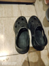 海澜之家HLA凉鞋男士洞洞鞋包头舒适拖鞋HAALXM2DBK120 黑色38/39(双码) 实拍图