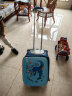 90分儿童行李箱小型拉杆箱可坐旅行箱溜娃车箱20英寸 深海蓝 晒单实拍图
