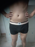 莫代尔新款纯棉男士内裤简约时尚平角内裤男式韩版四角短裤青少年 黑色+深灰+杏色(装) 3条 L 建议90-110斤 实拍图