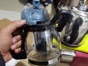 王牌名典自动上水电热水壶茶台烧水壶玻璃茶具套装恒温水壶煮茶器电茶壶开水壶烧水器功夫茶具电茶炉煮水 388(全自动)(37*20cm)金色1L 实拍图