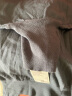 无印良品 MUJI 男式 天竺编织 高领毛衣 AAC03A0A 长袖针织衫打底衫 中灰色 S 实拍图