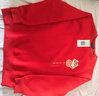 真维斯（JEANSWEST）红色卫衣男女款秋冬季休闲宽松上衣蛇年本命年衣服过新年会定制款 加绒 红色 平安幸运_K 2XL 【推荐140-160斤】 实拍图