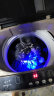 扬子10KG智能风干全自动洗衣机家用 蓝光洗护波轮洗脱一体机 咖啡金色 实拍图