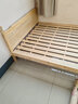 彤新雅【现货闪发】床实木床主卧双人床简约单人床出租房板式床 清漆色裸床 宽1.5M*长2M 实拍图
