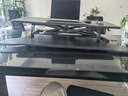 全品屋升降桌升降电脑桌台立式办公书桌工作台显示器升降支架台式工作桌 气动无级升降-黑桌双层94cm 实拍图