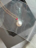 周大福ENZO 18K金Akoya海水珍珠红宝石项链女 45cm EZT497 实拍图