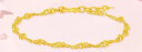 山东黄金（SD-GOLD）黄金手链女款足金水波纹金素金简约新年送女友送老婆 足金水波纹手链（约2.3g) 晒单实拍图
