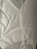 麦檬夏日呼吸衫MM莱赛尔亚麻浪漫出游薄款夏季吊带外搭针织衫白色 白色5G7930071 L （120斤-135斤） 实拍图