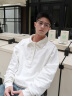 蔡司（ZEISS）镜片近视眼镜框男大脸半框防蓝光辐射钛架眼镜架可配度数变色眼睛 122601黑银 配乐申平光防蓝光镜片【无度数】 实拍图