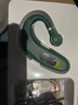 罗巴赫（LUOBAHE） 蓝牙耳机无线单耳挂耳式耳麦超长待机运动跑步开车通话外卖骑行耳机适用于苹果华为oppo荣耀vivo 绿色【超长待机丨左右耳佩戴】 实拍图