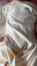 Aengbay昂贝 婴儿连体衣薄款新生儿衣服夏天宝宝长袖哈衣纯棉满月夏季服 白色（平角薄款） 59cm 实拍图