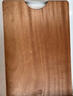 京东京造 菜板 砧案板切菜家用双面实木抗菌 【乌檀整木】40*27*2.5cm 实拍图