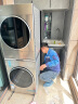 松下（Panasonic）轻奢升级三变频洗烘套装 10kg全自动滚筒洗衣机+10kg热泵烘干机家用 除皱 护色除菌 L165+LHM02Y2 实拍图