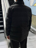 柒牌（SEVEN）【RDS责任羽绒认证】柒牌三防羽绒服立领拉链石墨烯拒水鸭绒外套 黑色 L （175/92A） 实拍图