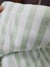北欧风棋盘格裸睡亲肤被套单件水洗棉机洗斜纹加大单人被罩 浅绿格 150*200CM【单件被套】 实拍图