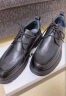 百丽系带商务鞋男商场同革抓纹舒适休闲皮鞋8CF01DM3 黑色-绒里 42 晒单实拍图