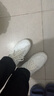 卡帝乐鳄鱼（CARTELO）男鞋夏季2025鞋子男百搭休闲鞋男士运动鞋板鞋男小白鞋 白灰 43 实拍图