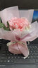 鲜花情同城配送速递单支玫瑰花康乃馨向日葵郁金香鲜花公司用花束 单支粉色康乃馨鲜花（20束起送） 同城配送 支持预约日期 实拍图