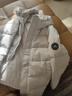 森马90绒子|四防羽绒服男冬连帽中长款男士羽绒服保暖厚外套 浅卡其（白鸭绒）50355 2XL 实拍图