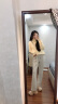 达芙妮厚底老爹鞋女2026秋季新款女鞋小个子增高休闲运动鞋女网面鞋 杏色【四季款】 37 实拍图