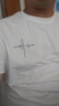 真维斯（Jeanswest）冰丝t恤男夏季网眼速干防晒短袖青少年户外运动休闲宽松体恤汗衫 白色(自由笔尖胸标) XL /180(体重140-160斤左右) 实拍图