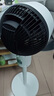 康佳（KONKA）空气循环扇电风扇家用大风力遥控落地扇涡轮换气扇办公室宿舍立式轻音风扇 白色机械摇头延长线款 实拍图