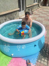 INTEX 28101碟形婴幼儿充气游泳池 户外儿童玩具水池大家庭加厚泳池 实拍图