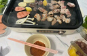 小熊（Bear）烤肉锅电烤盘 电烤炉烧烤家用多功能电烧烤炉 52cm加大烤盘猛火速烤轻油少烟不粘烤串烤肉机 E20U1 实拍图