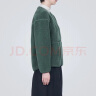 无印良品（MUJI）女式  长毛抓绒 夹克 短款外套女  简约风 BB2NSA3A 烟熏绿色 M(160/84A) 实拍图
