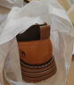 骆驼（CAMEL）低帮工装鞋英伦皮革休闲男士马丁鞋 G13A076127 驼色/咖色 42  晒单实拍图
