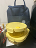 希乐扣Cilock耐热玻璃保鲜盒微波炉饭盒上班族带饭大容量餐盒 琥珀三隔+圆+包 实拍图