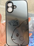 XP适用苹果16手机壳镜头全包iphone16保护套超薄散热磨砂卡通男女款防摔商务高级感-石墨灰智力皮卡 实拍图