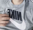 耐克(NIKE)春夏男短袖T恤 纯棉 运动休闲 经典简约AR5005-063灰XXL 实拍图