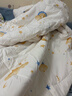 水星儿童大豆被A类65%大豆纤维子母被四季被春秋被约6.6斤200*230cm白 实拍图