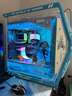 华硕（ASUS）ROG GR701 创世神机箱 吹雪机箱 EVA明日香联名台式机箱ARGB灯板全塔定制机箱翻毛皮白色机箱 吹雪姬主题（蓝白创世神+灯板） 实拍图