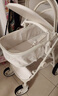 纽贝耳newber婴儿车 婴儿推车 婴儿车0-3岁用折叠可坐可躺带减震 可换向 雾灰  防风保暖罩+遮阳防蚊罩 实拍图