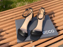 爱步（ECCO）一字带凉鞋 2024年夏季新款高跟增高凉鞋罗马凉鞋  塑雅213343 黑色21334301001（羊皮） 36 晒单实拍图