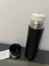 膳魔师（THERMOS）保温杯不锈钢水杯磨砂黑500ml男女保冷杯子双盖FFM-501 实拍图