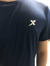 特步（XTEP）童装儿童夏季短袖针织衫短T中大童男童透气速干运动休闲T恤 深奥蓝【9005】 150 cm 实拍图