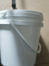 佳叶加厚PP塑料桶食品级包装桶甜面酱料腌菜桶密封水桶冰粉小水桶胶桶 3L（可装水6斤） 白色1个 实拍图