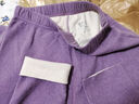 南极人无痕女士保暖内衣女薄款美体秋衣秋裤磨绒冬季防寒打底套装紫色L 实拍图