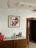 紫腾随轩齐白石装饰画新中式客厅背景墙面挂画卧室饭厅餐厅水墨虾壁画 寿桃A款 70*70cm红木色实木框 实拍图